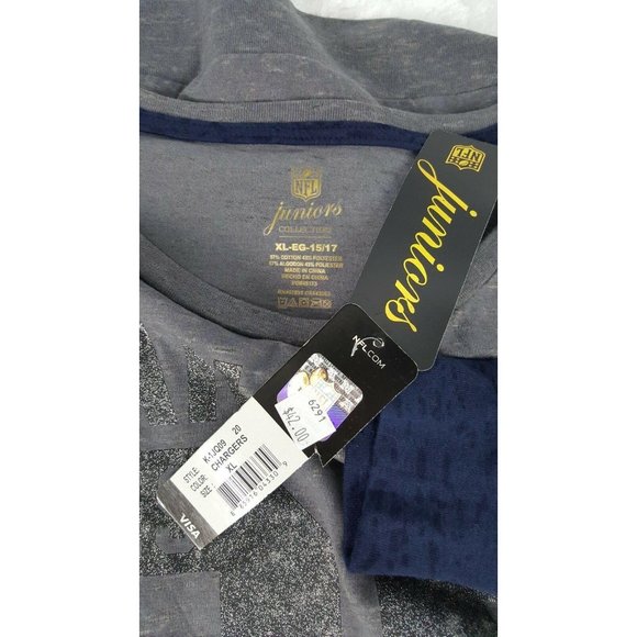 NFL San Diego Chargers Junior Size XL 15-17 NWT - Picture 7 of 8